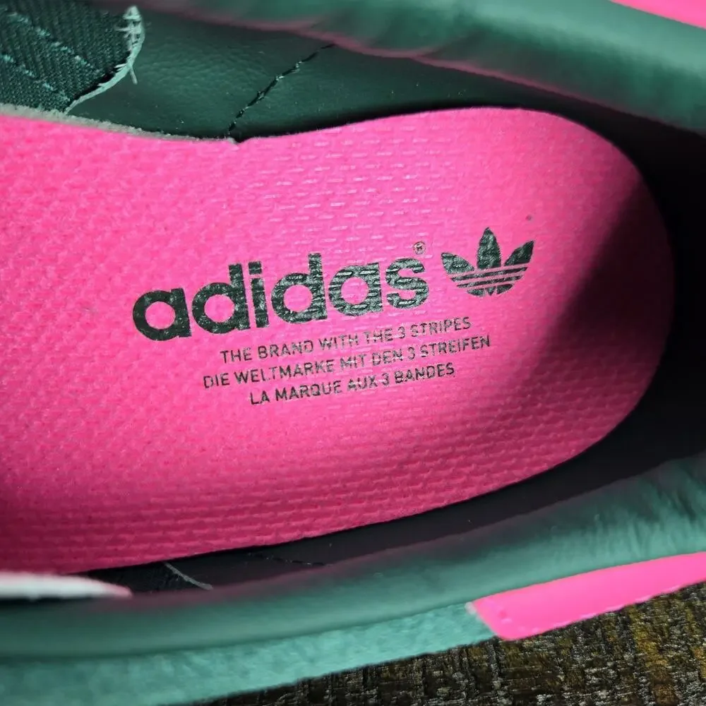 NEW adidas Gazelle Indoor Womens Size 10.5 Lifestyle Shoes Green Pink IG5929